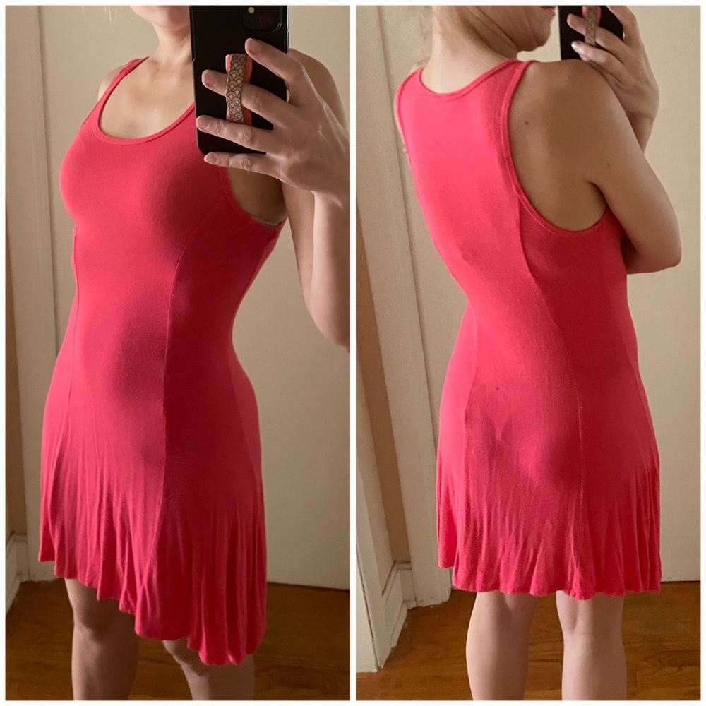 Simple Pink Slip Dress